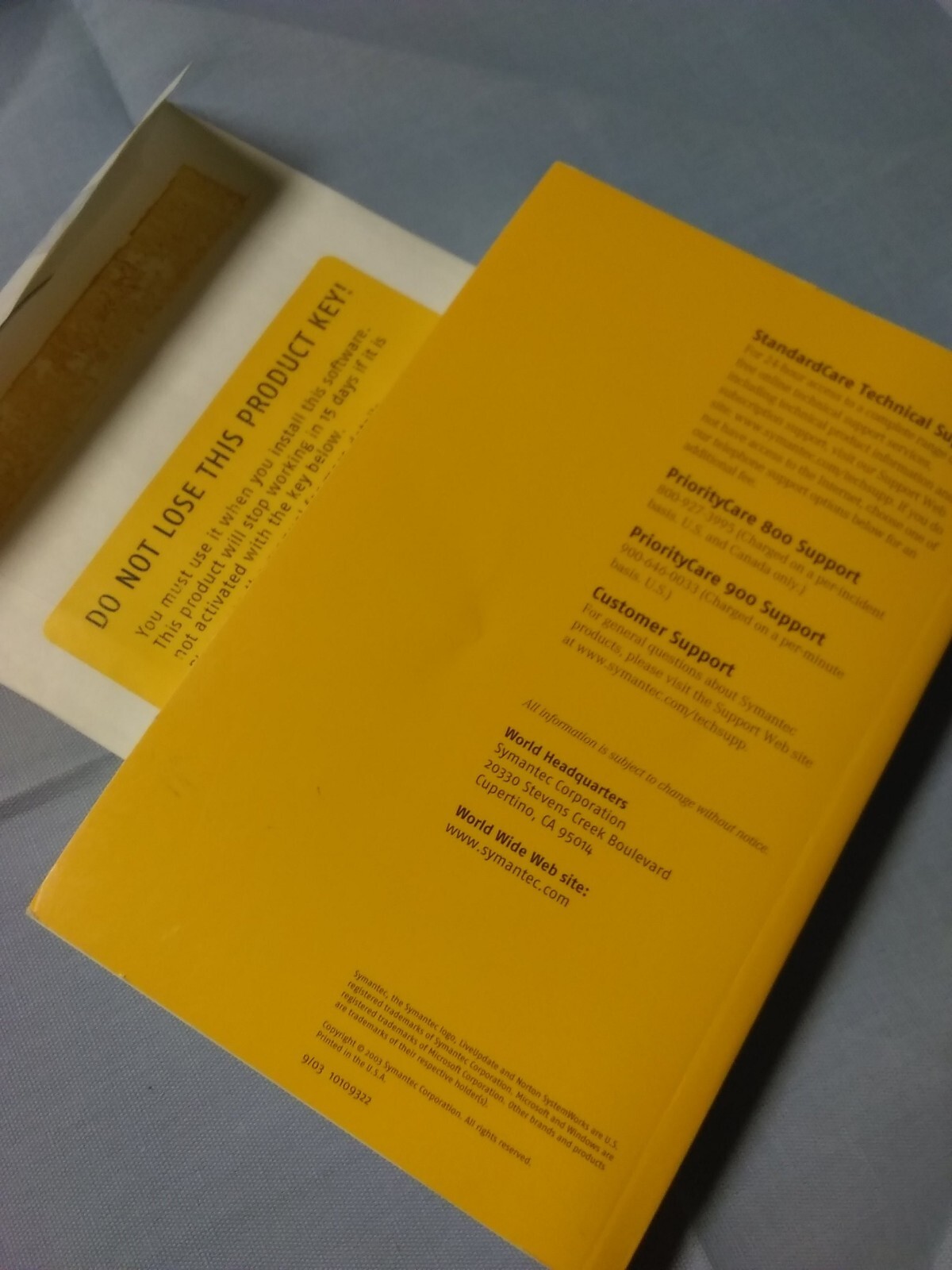 Symantec Norton SystemWorks 2004 Key – Disc User’s Guide Original Box – Windows
