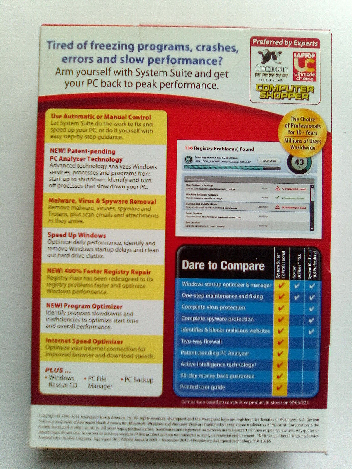 Avanquest System Suite PC Tun-Up & Repair (5 PC Lincese)