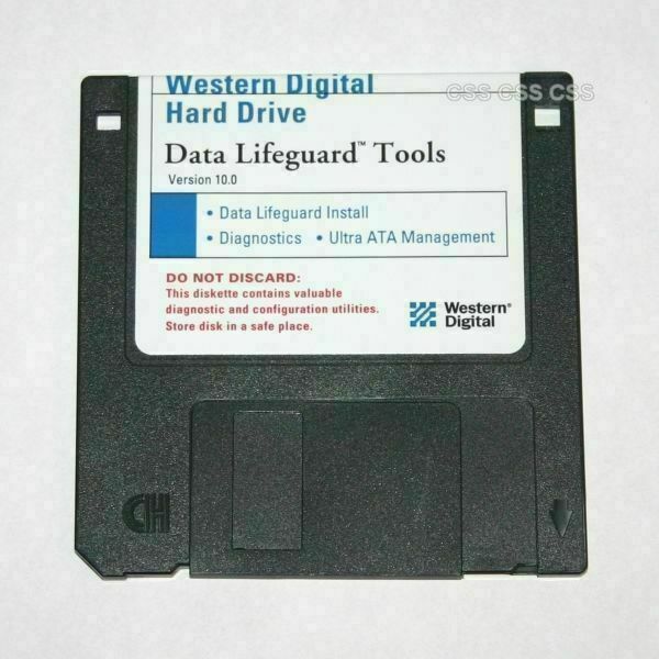 Western Digital Data Lifeguard Tools 10.0 Diagnostics 3.5″ Floppy Disk Diskette