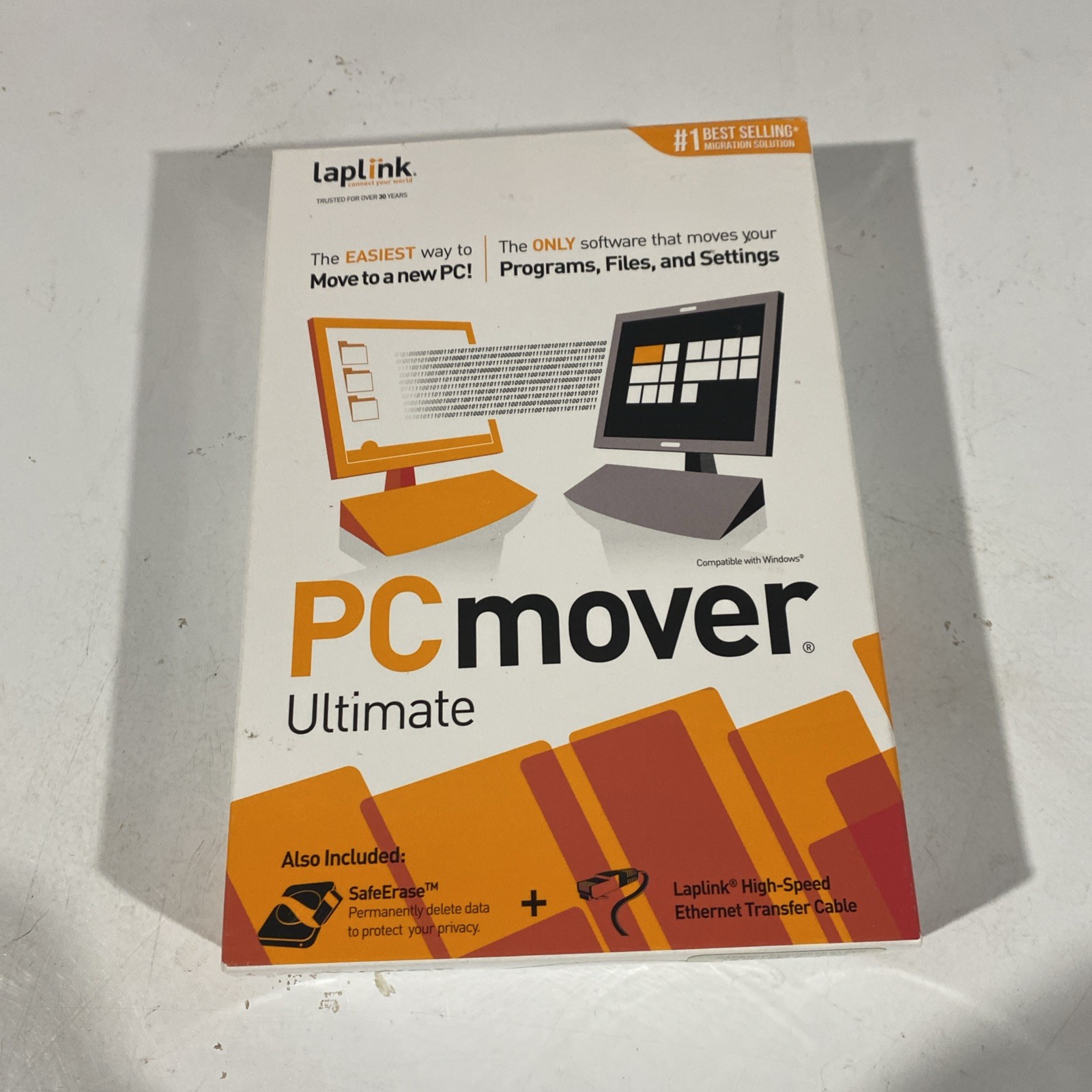 LapLink PCMover Ultimate SafeErase for Windows 8, 7, Vista, XP