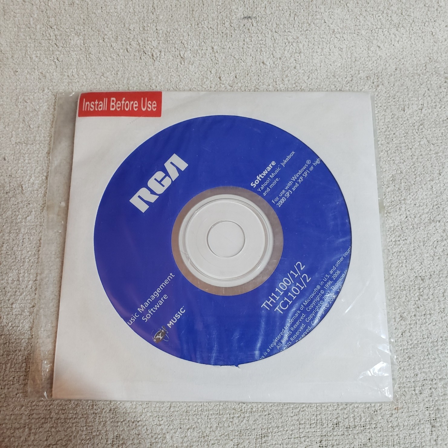RCA Music Management Software Jukebox, Windows 98SE/ME/2000 SP3/XP NEW SEALED!!!