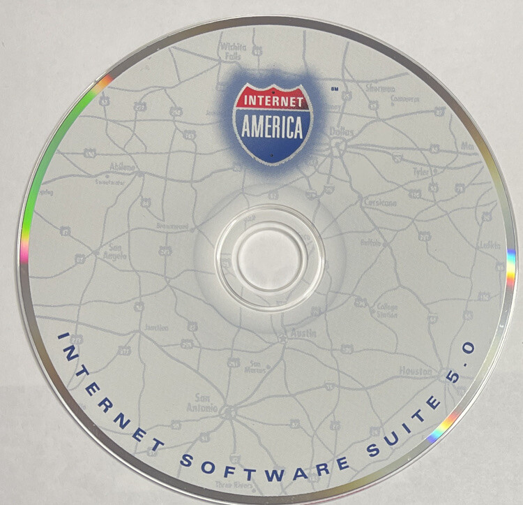 “Internet America”Internet Software Suite 5.0 CD-ROM DISC ONLY! P