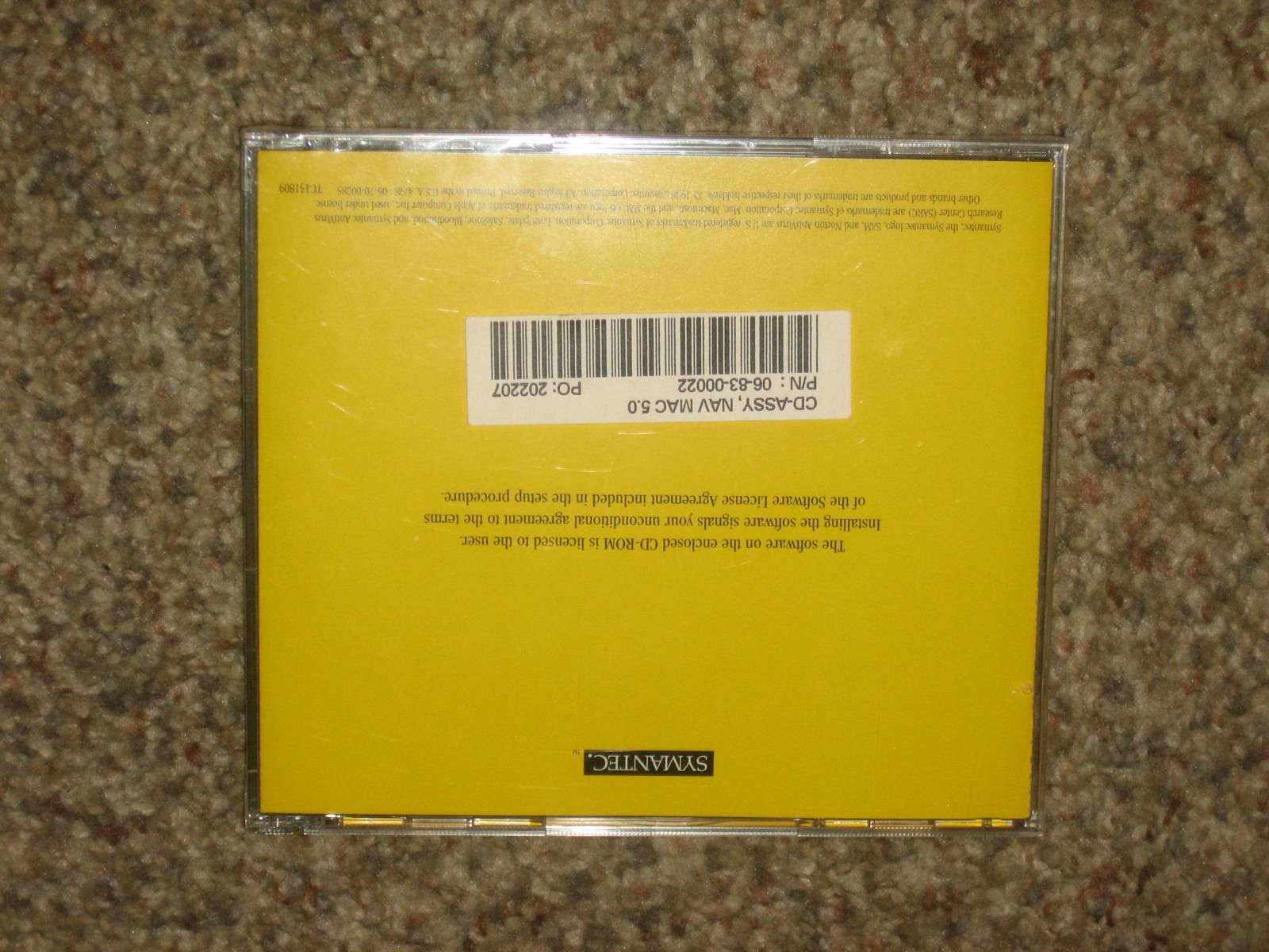Norton Antivirus 5.0 For Macintosh Year 2000 New & Sealed