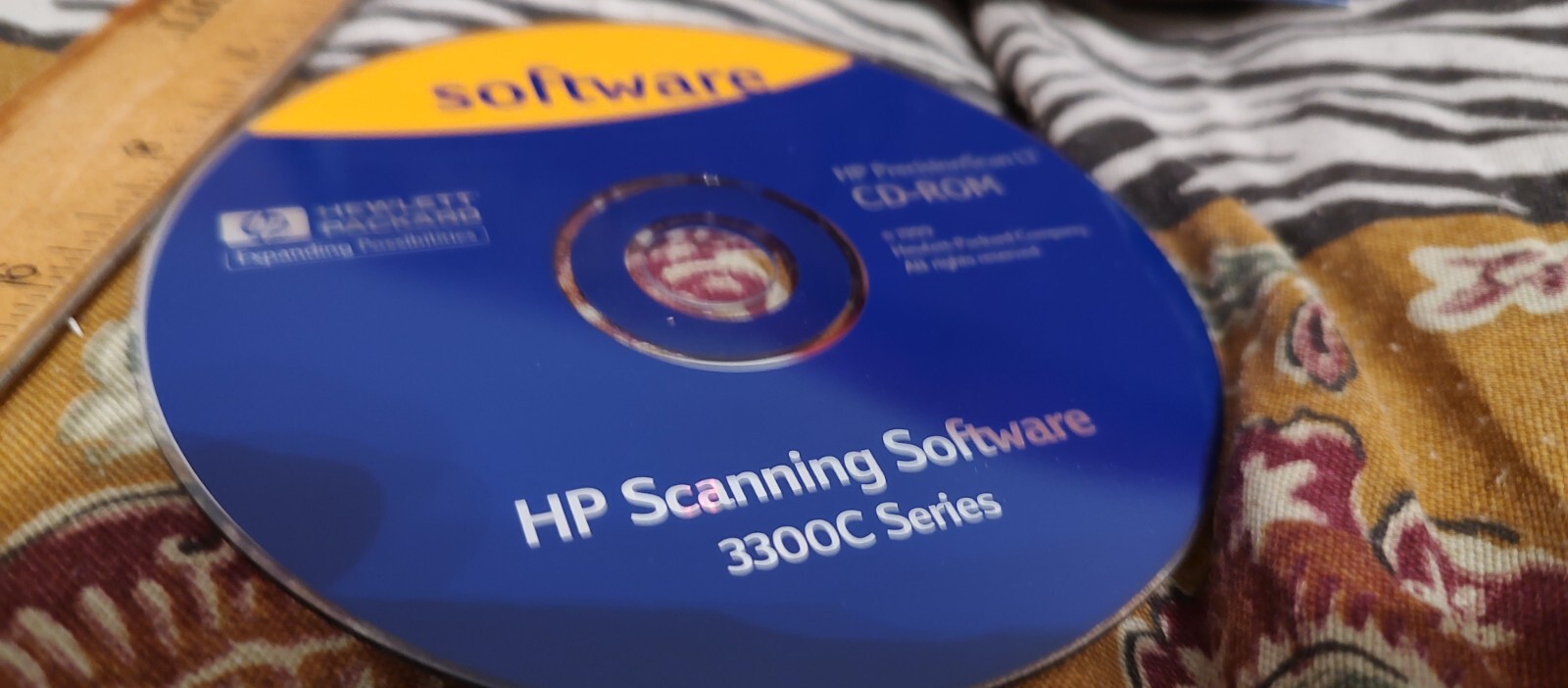 HP PrecisionScan 3300C Series, LT Driver C7687-15411 Software Disc Only RARE HTF