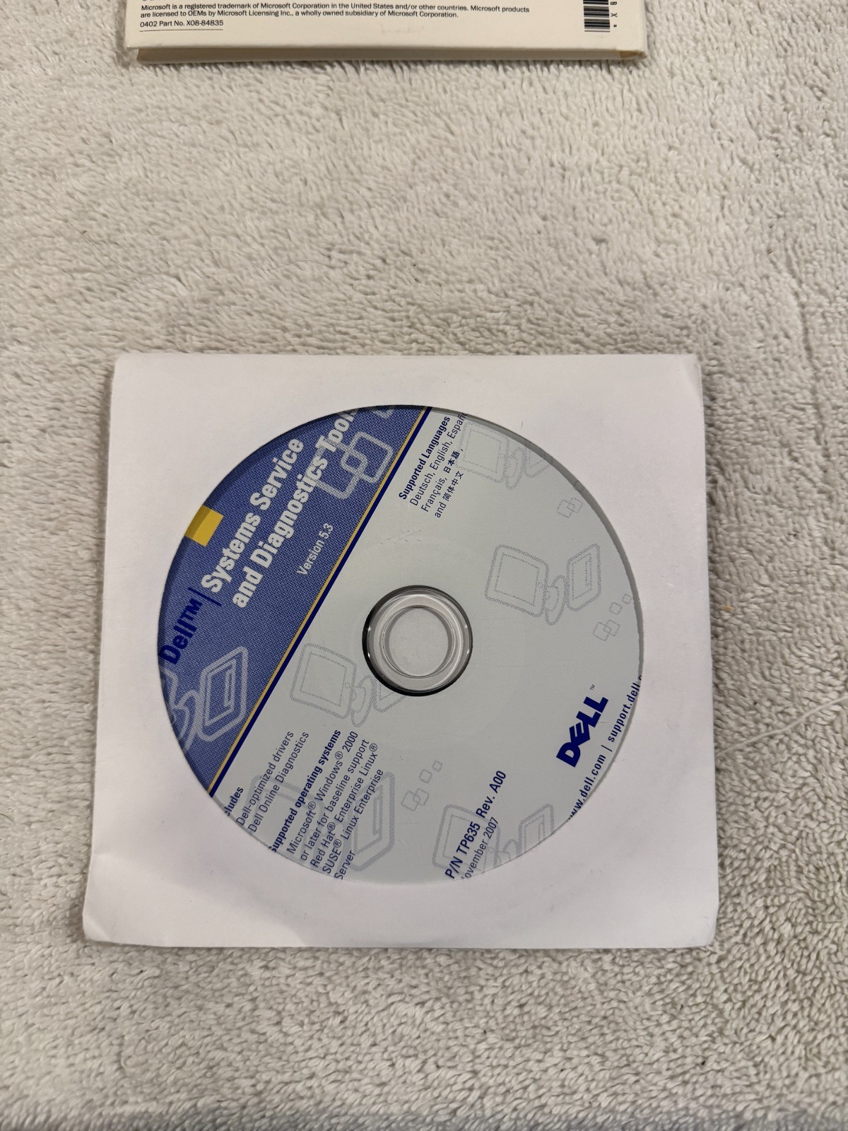 Dell Systems Service and Diagnostics Tools – Version 5.3 CD