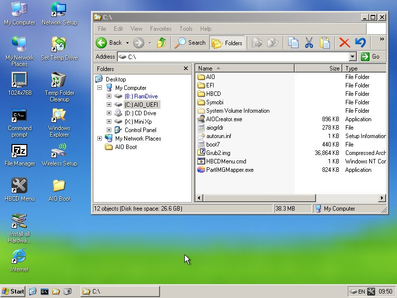 Original Hiren’s 15.2 Windows Boot disk CD Utility Toolkit Password recovery