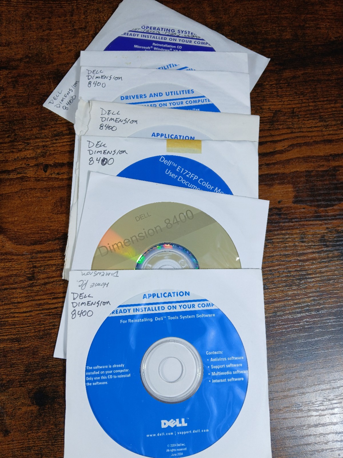 Dell Reinstall Disc Lot of 12 Data And OPERATING Sytems
