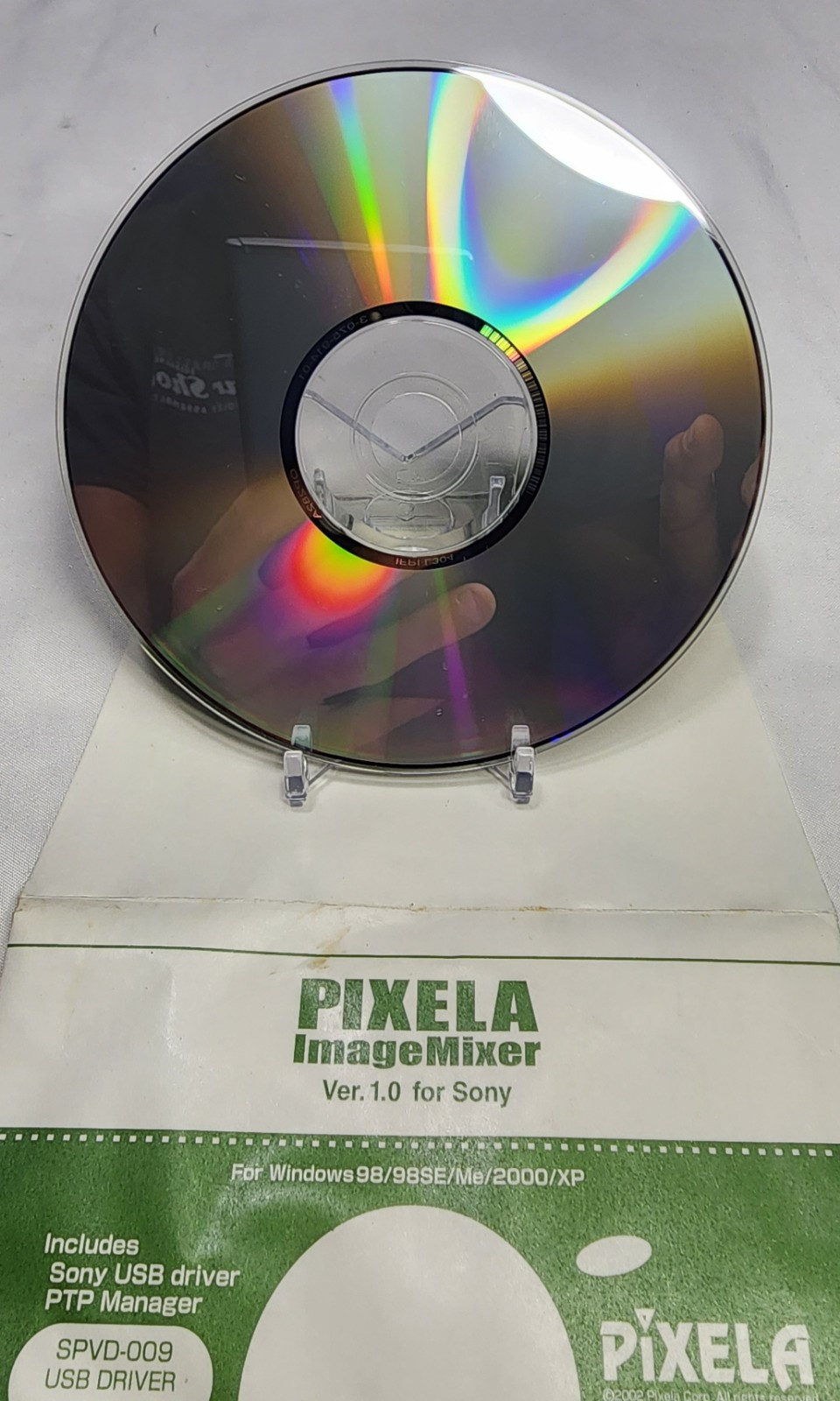 PIXELA ImageMixer SONY Ver 1.0 Software CD-ROM SPVD-009 USB Driver 3-075-914-01