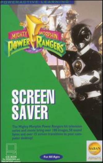 Mighty Morphin Power Rangers Screen Saver PC MAC CD movie TV show sound effects+