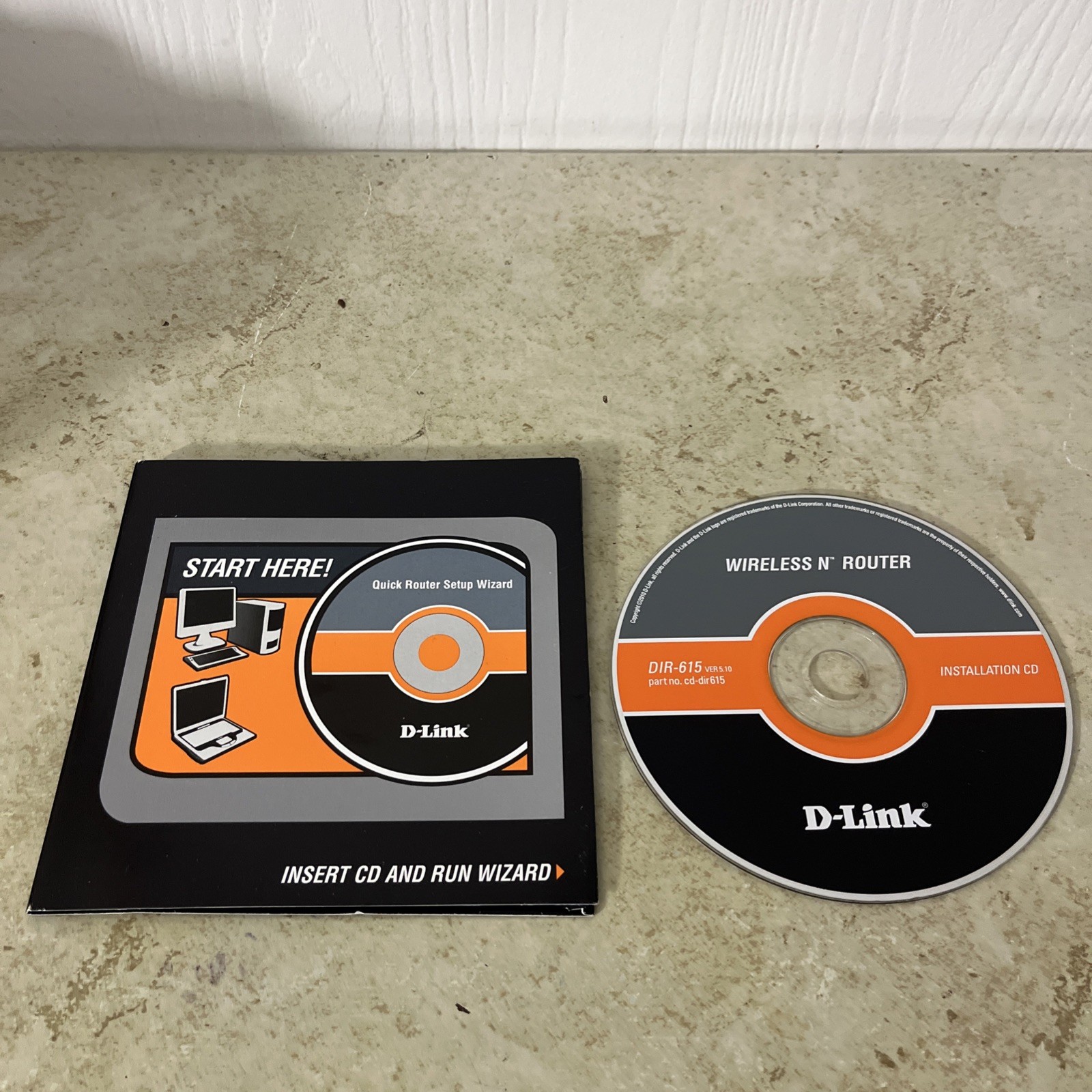 D-Link DIR-615 Wireless N Router Installation CD