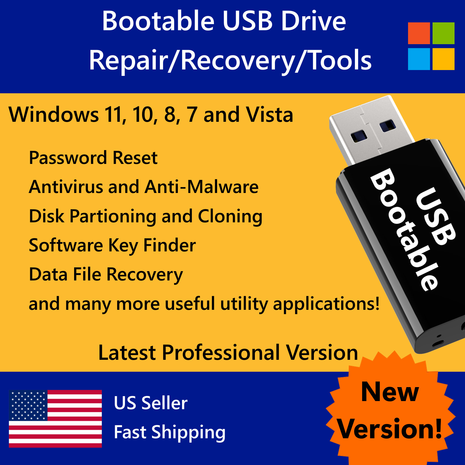 Hiren’s Boot PC Repair/Recovery/Tools/Password/Antivirus Computer Fix Utility