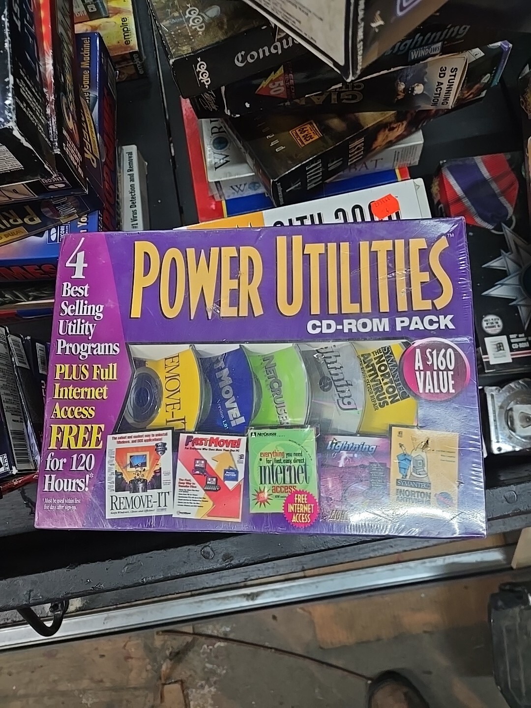 Power Utilities CD-ROM Pack, 1995, New, Sealed Vintage Big Box