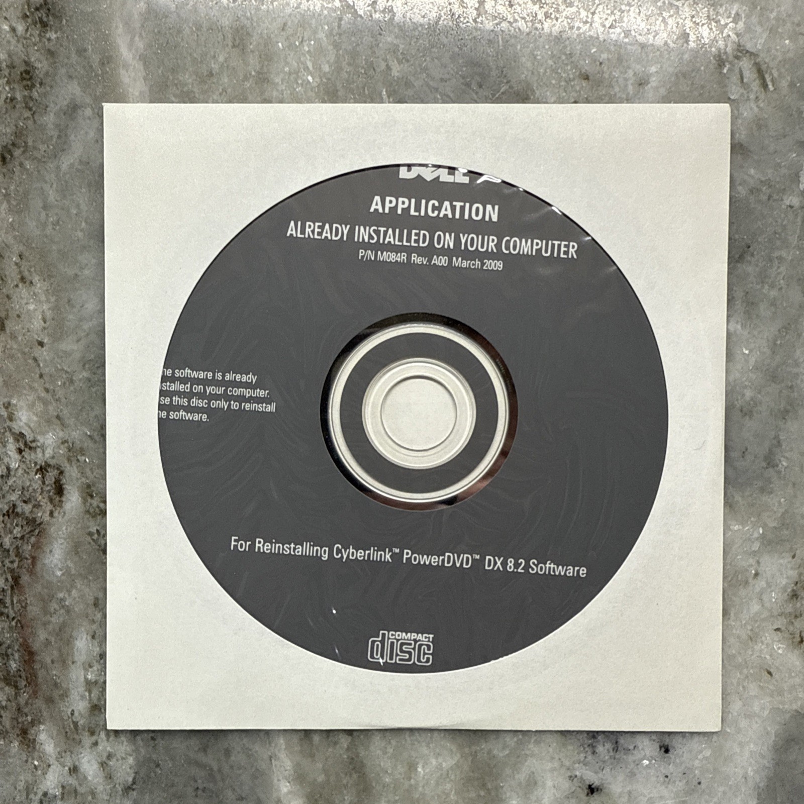 Dell Cyberlink PowerDVD DX 8.2 for DVD Playback Genuine New Sealed