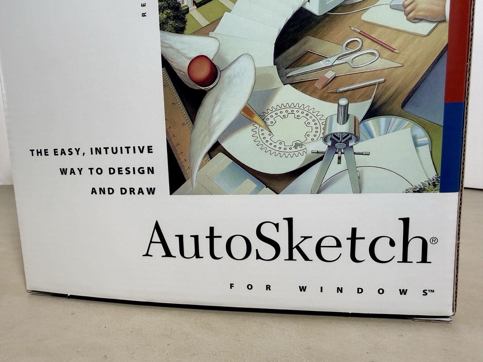 AutoDesk AutoSketch Release 2 for Windows 3.1 on 3.5″ Floppy Disks Brand New