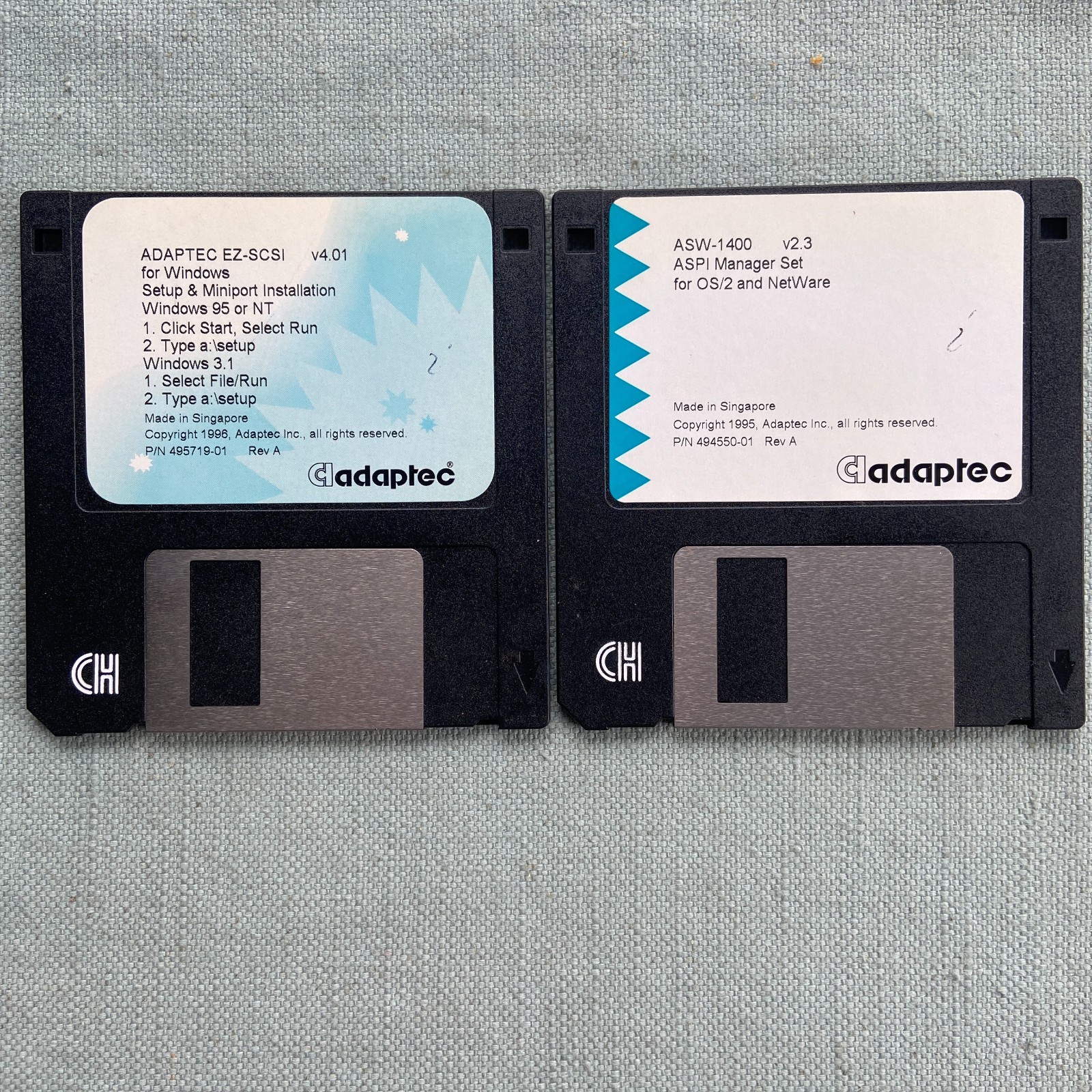 Software Drivers SCSI Adaptec ASW-1400 v2.3 Tekram DC-390U U2B U2W ASPI Windows
