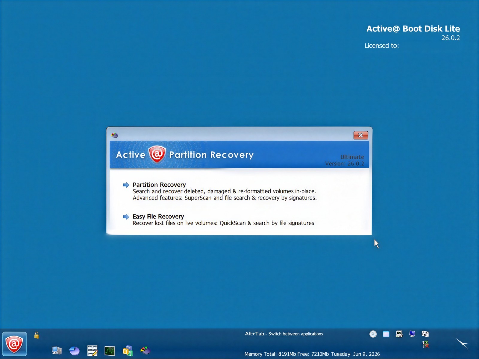 Active Partition Recovery Ultimate Bootable DVD/USB