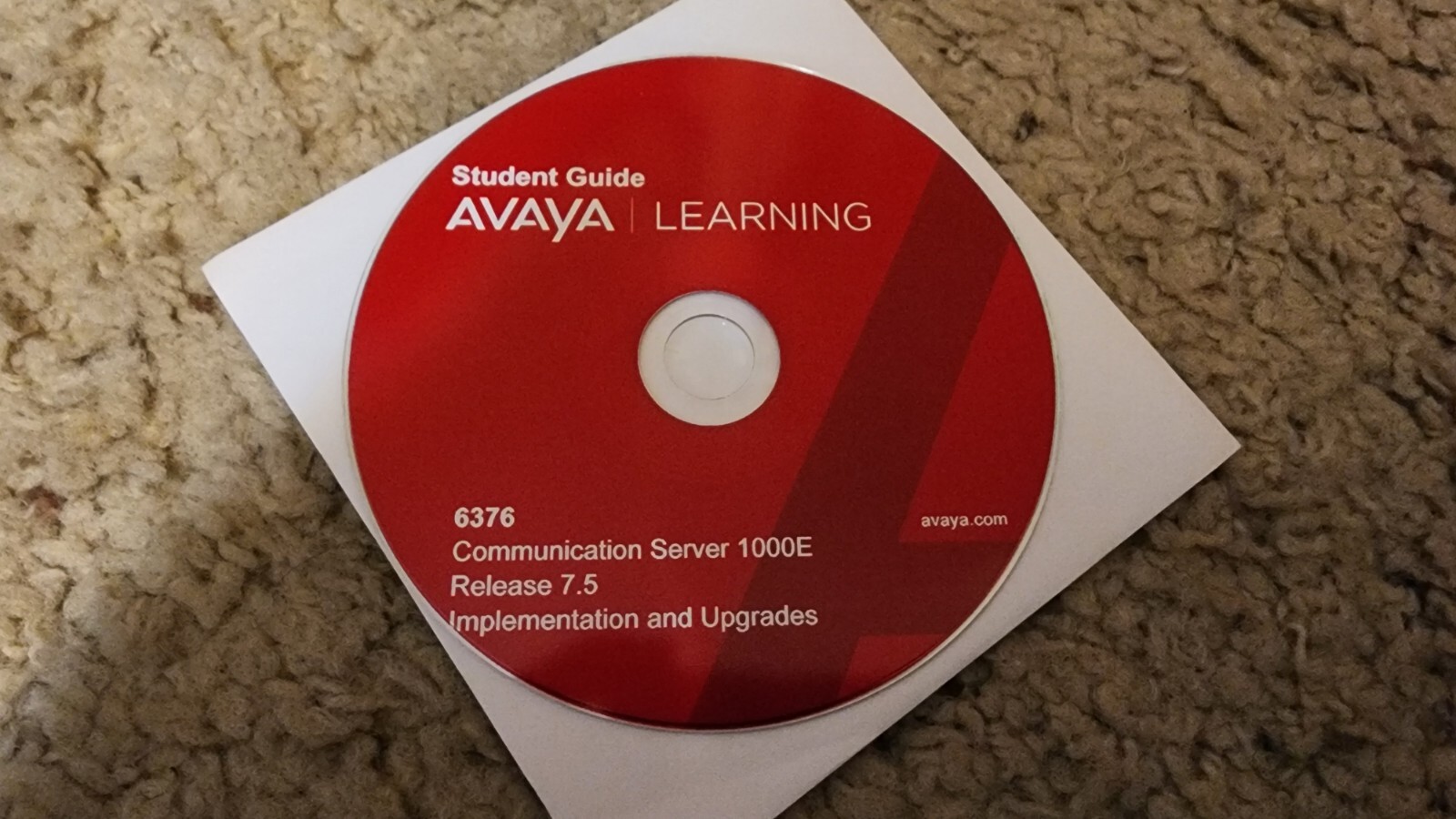 Avaya Learning Student Guide Disc 6376 Communications Server 1000E R7.5 Imp Upg