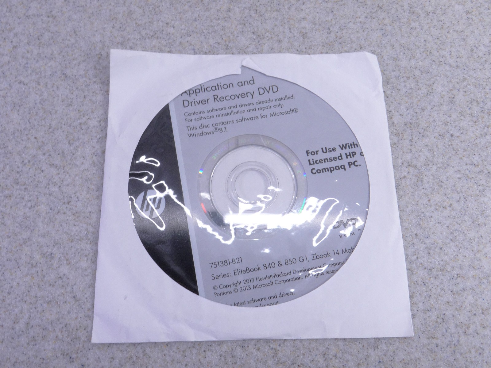 HP Driver Recovery DVD Windows 10 – EliteBook 840, 850, G1, Zbook 14 Mobile