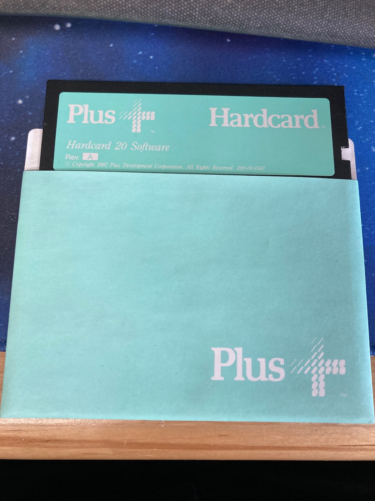 Plus Development Hardcard 20 Software 5.25″ Floppy Diskette