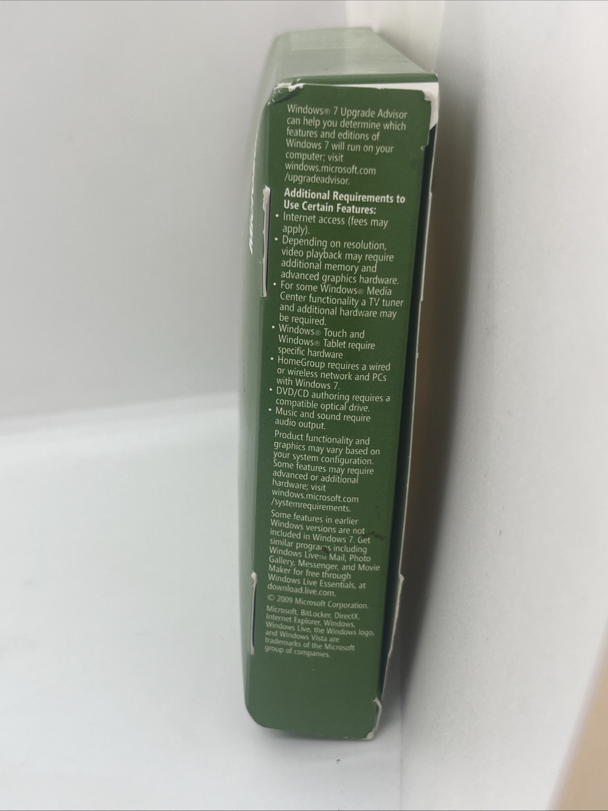 Microsoft Windows 7 Home Premium Upgrade 32 & 64 Bit DVDs MS WIN GFC-00020