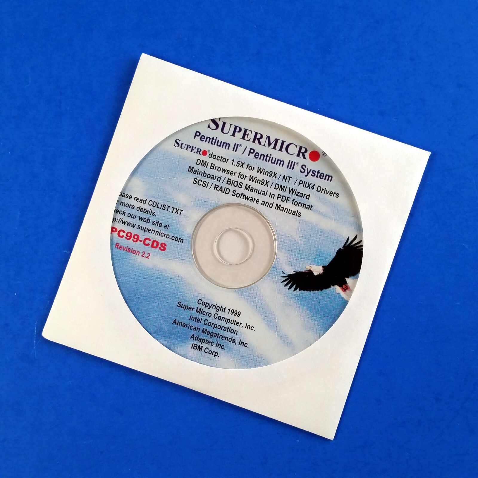 Supermicro Pentium II III Motherboard Driver Manual CD-ROM P6DGH P6DLF P6SLA TX