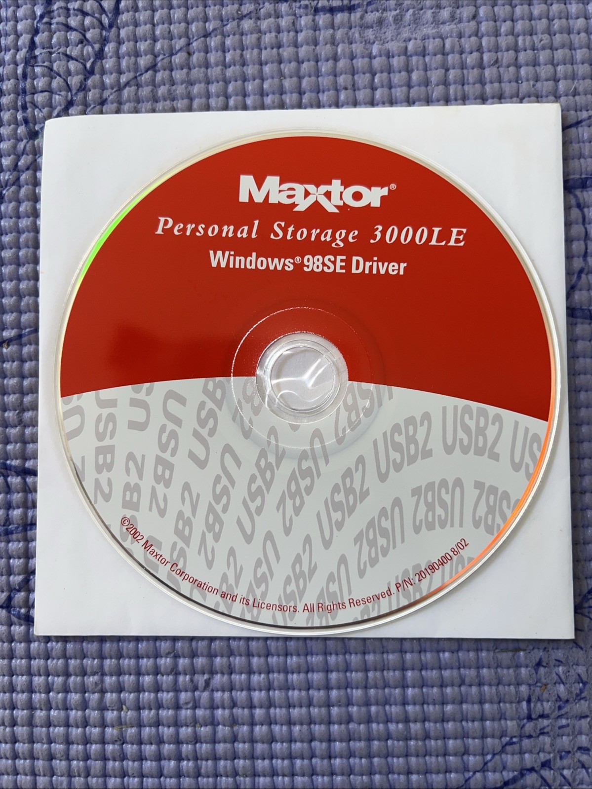 maxtor personal storage 3000LE windows, 98SE driver cd rom