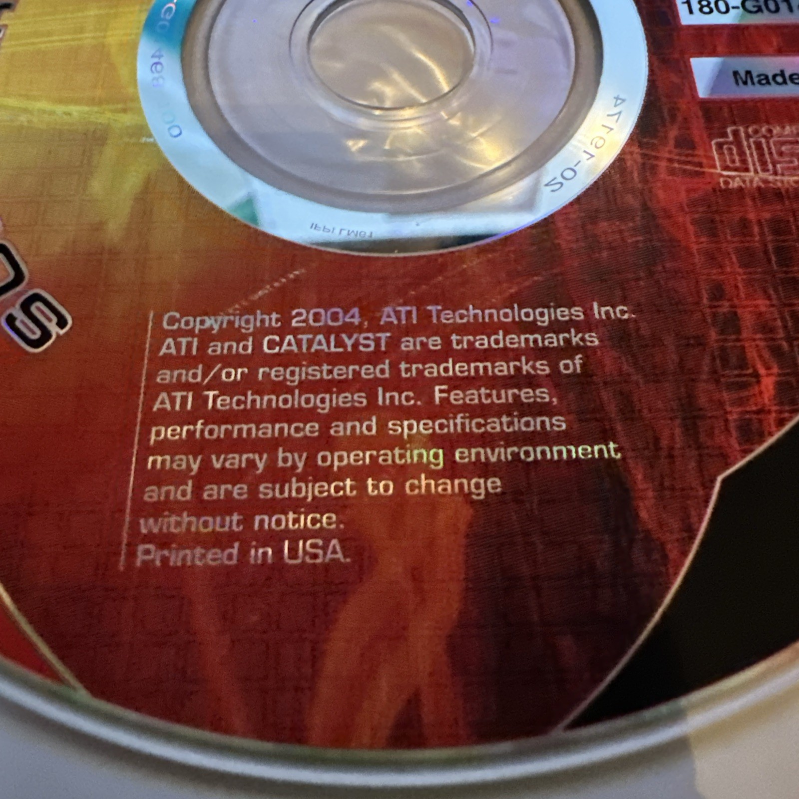 ATI Catalyst Software 2004 100 DVD 180-G01458-100