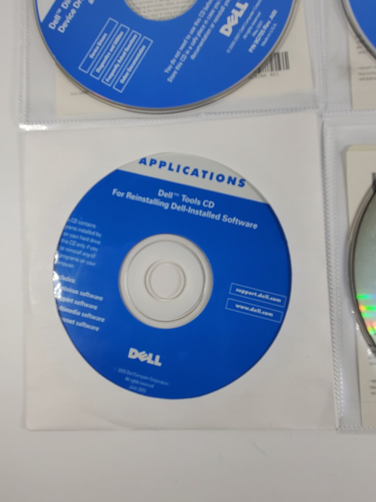 Dell Dimension Resource CD, Roxio Easy Cd Creator 5.2, Dell Tools, Power DVD 4.0
