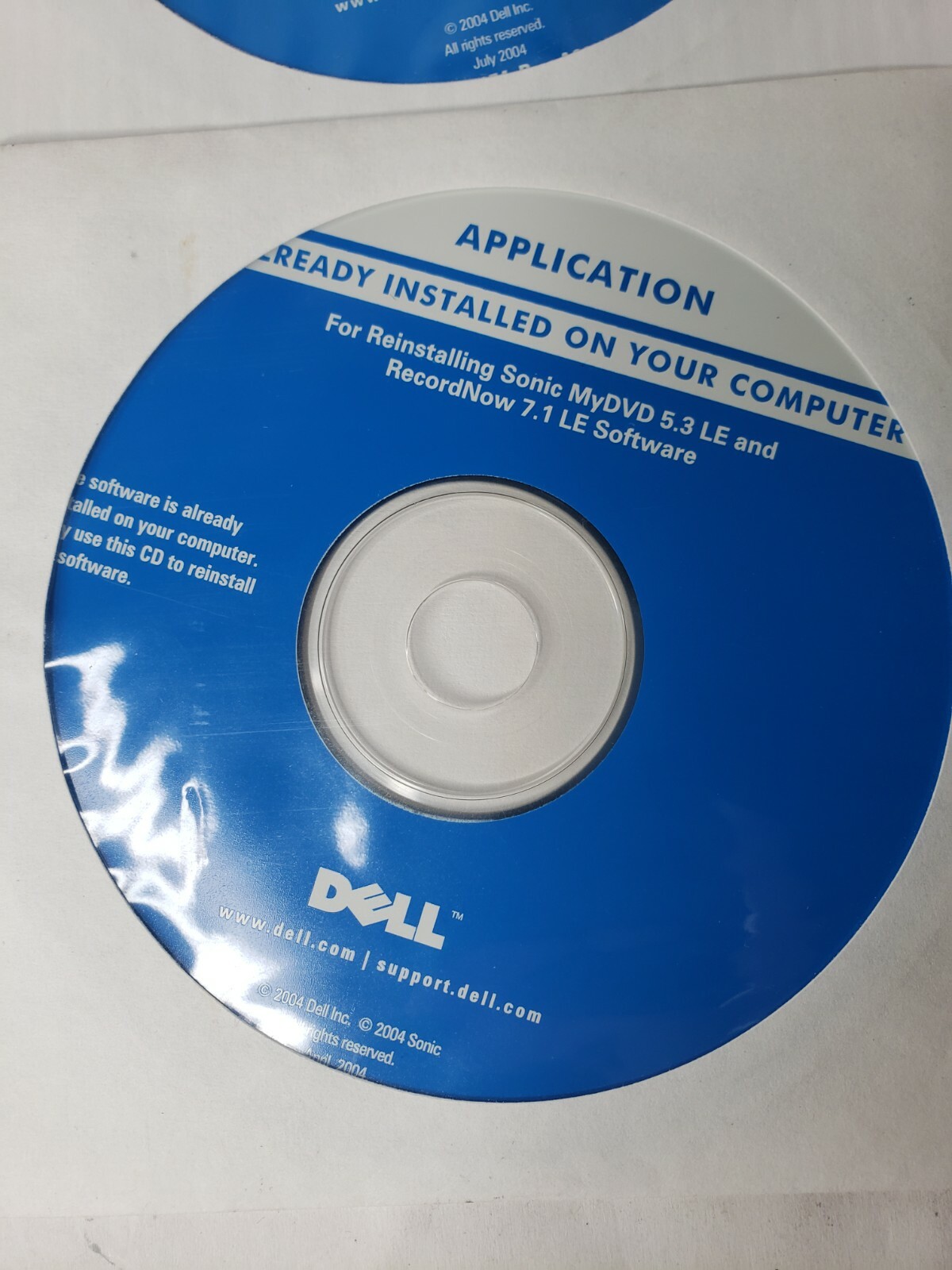 2004 Dell Tools System Software Reinstalling CD Drivers Utilities WordPerfect