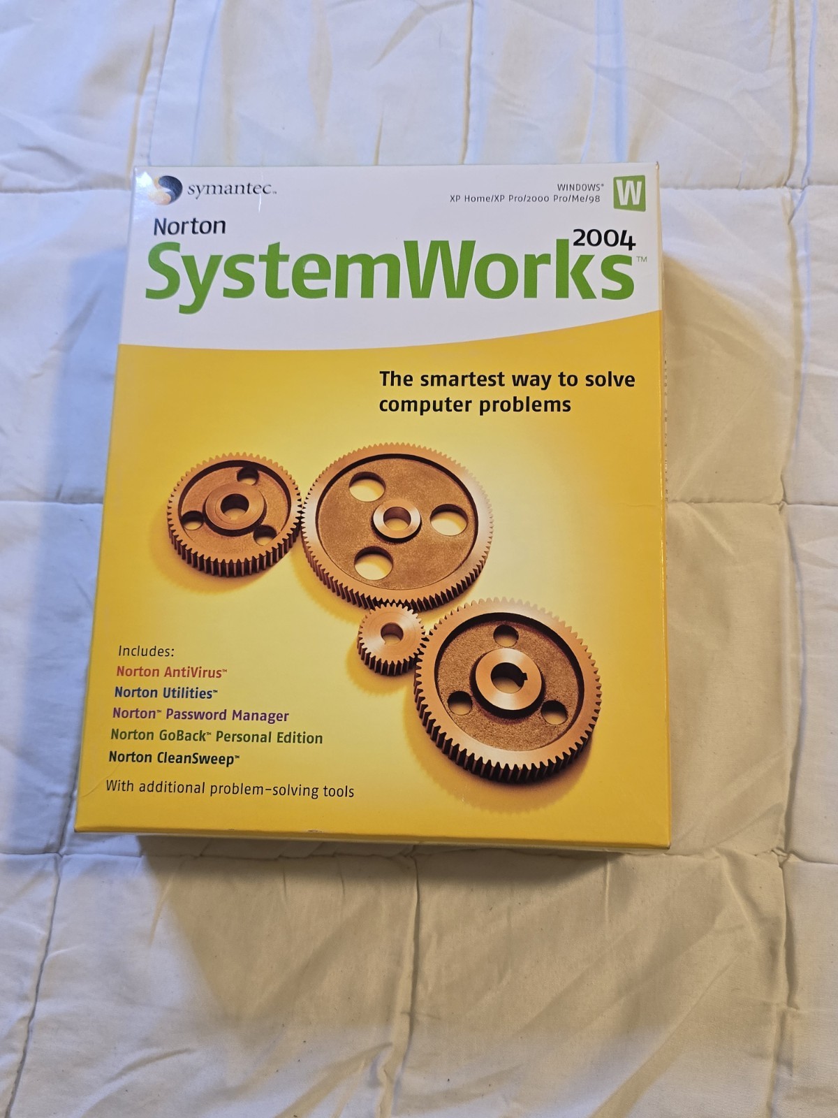Norton SystemWorks 2004 Vintage Software CD and Manual (New Sealed)