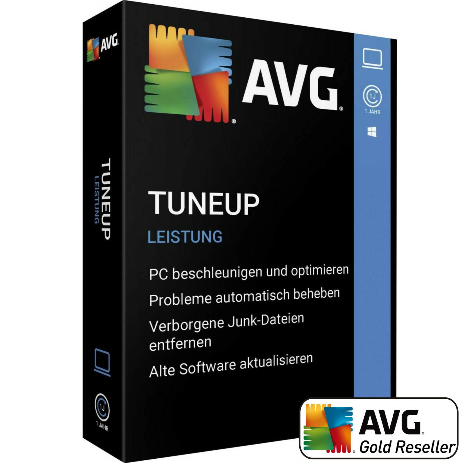 AVG PC TuneUp 2023 2 PC 1Jahr / TuneUp Utilities Vollversion/Upgrade DE-Lizenz