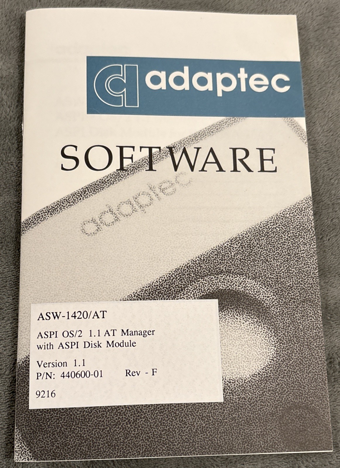 Lot of 5 NEW Adaptec Softwares: ASW-410, ASW-1410, ASW-1220, ASW-1420, ASW-1440