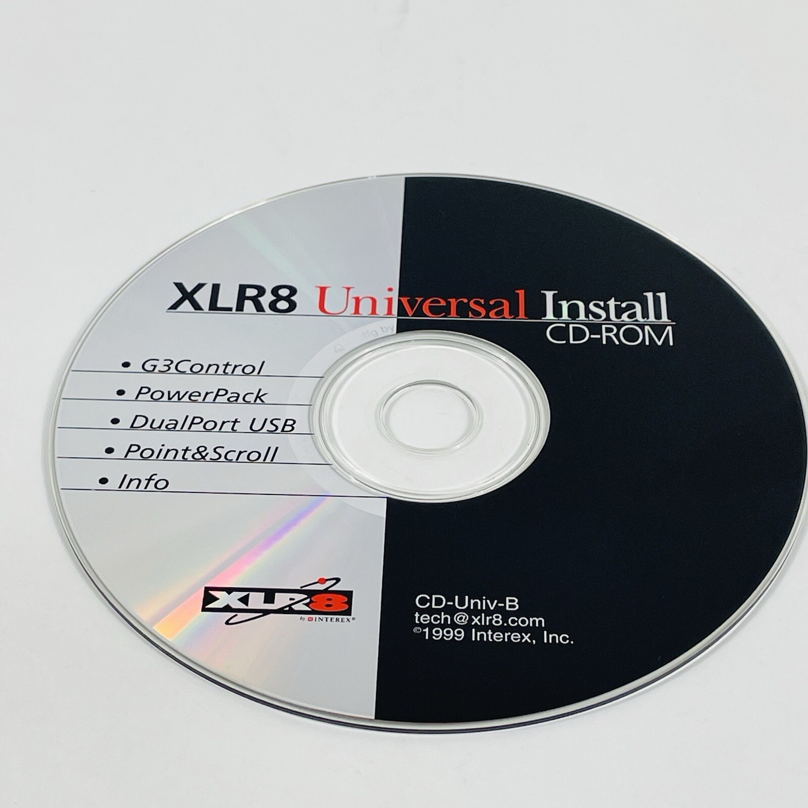 XLR8 Universal Install and G4 Support CD-ROM Discs 1999 Interex, Inc.