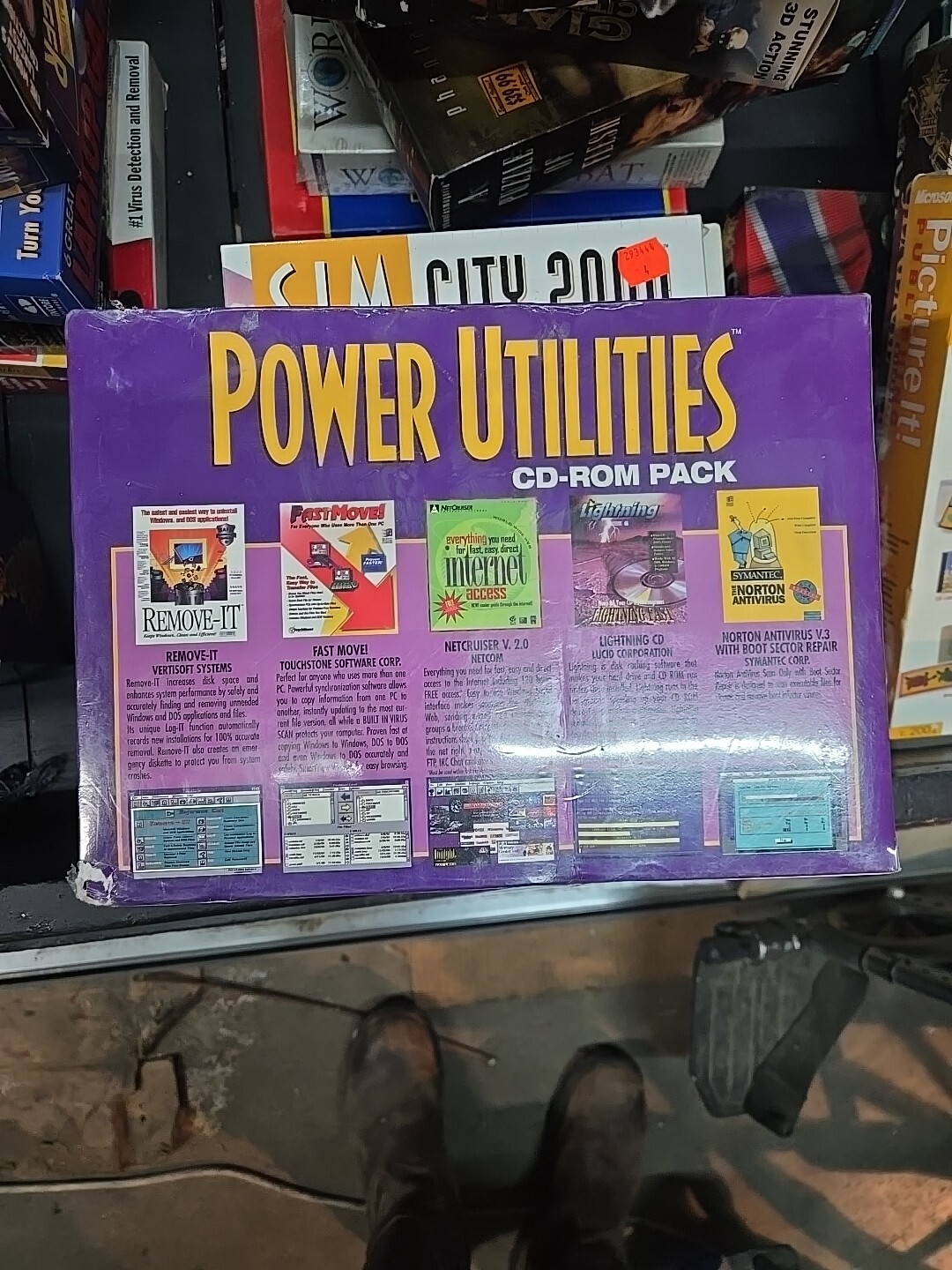 Power Utilities CD-ROM Pack, 1995, New, Sealed Vintage Big Box
