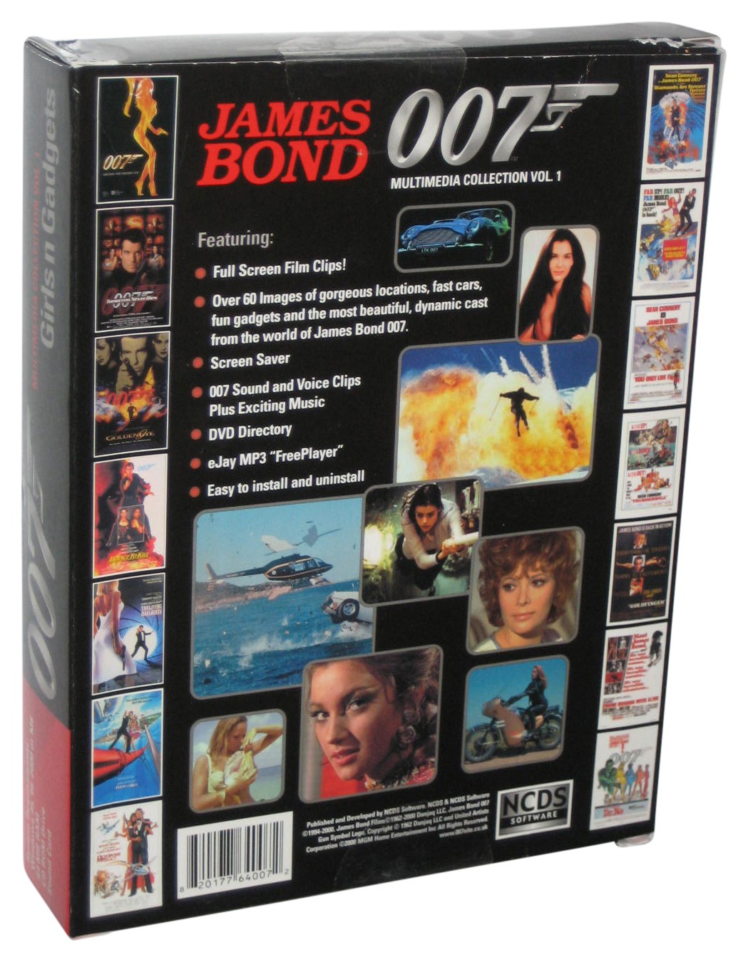 The Official James Bond 007 Screen Saver Vol. 1 Girls N Gadgets Windows PC CD S
