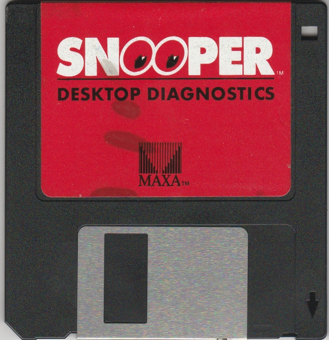 Snooper Desktop Diagnostics by MAXA ~ 3.5″ disk 1992