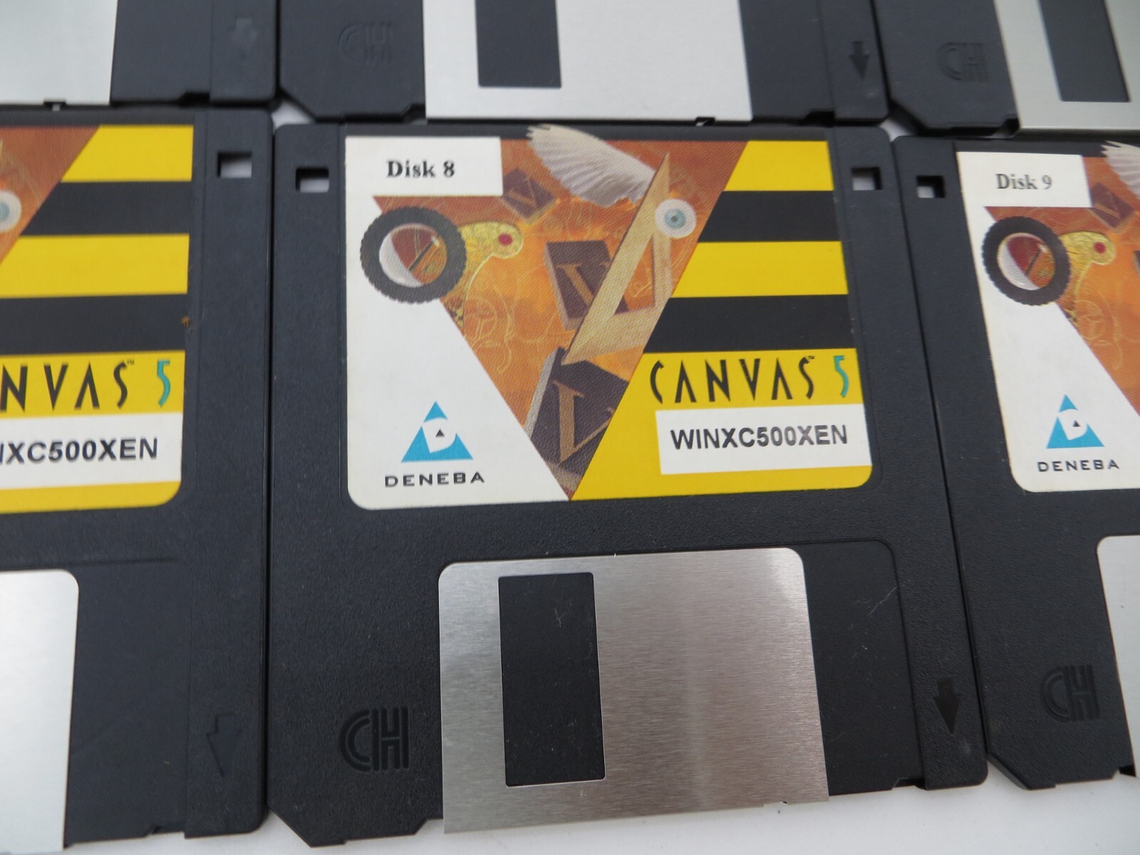 CANVAS 5 Installation Disk Set C0245-0022-EN 3.5″ Floppy Discs vintage computer