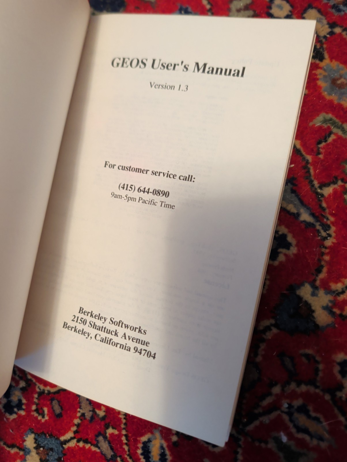 Commodore 64-128 – GEOS – 64C Manual