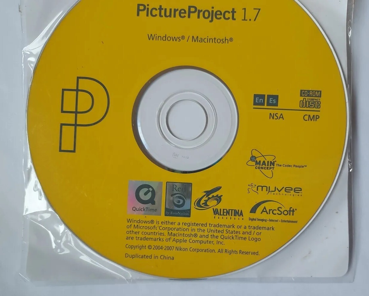 Nikon Picture Project 1.7 Windows & Mac CD-Rom & Reference Manual. New Sealed