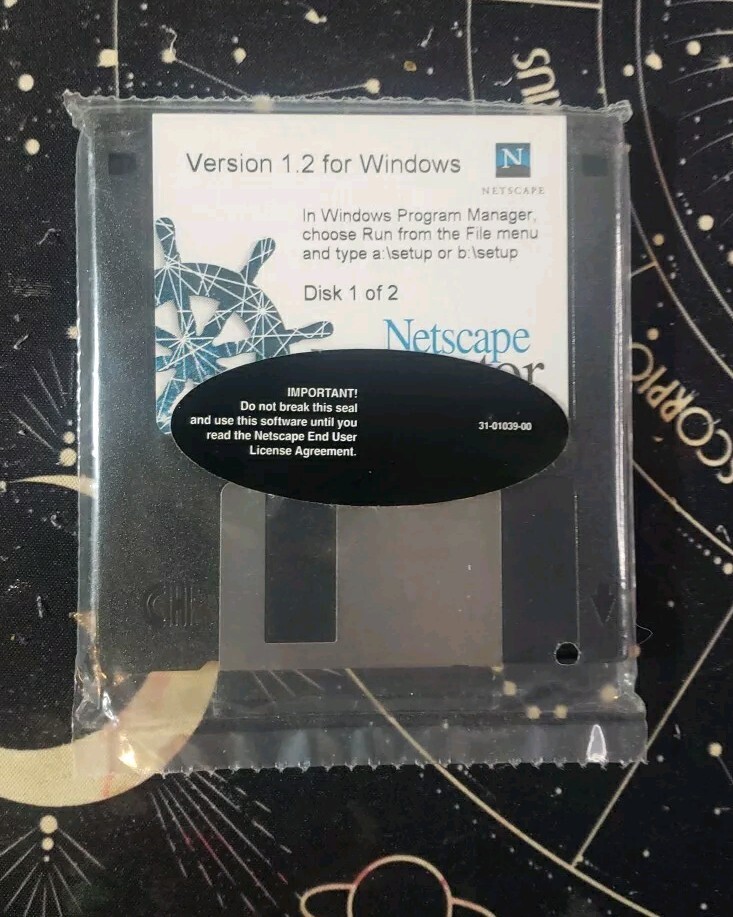 Vtg Netscape Navigator Personal Edition Windows 95+3.1 Rare Software 💾 Discs