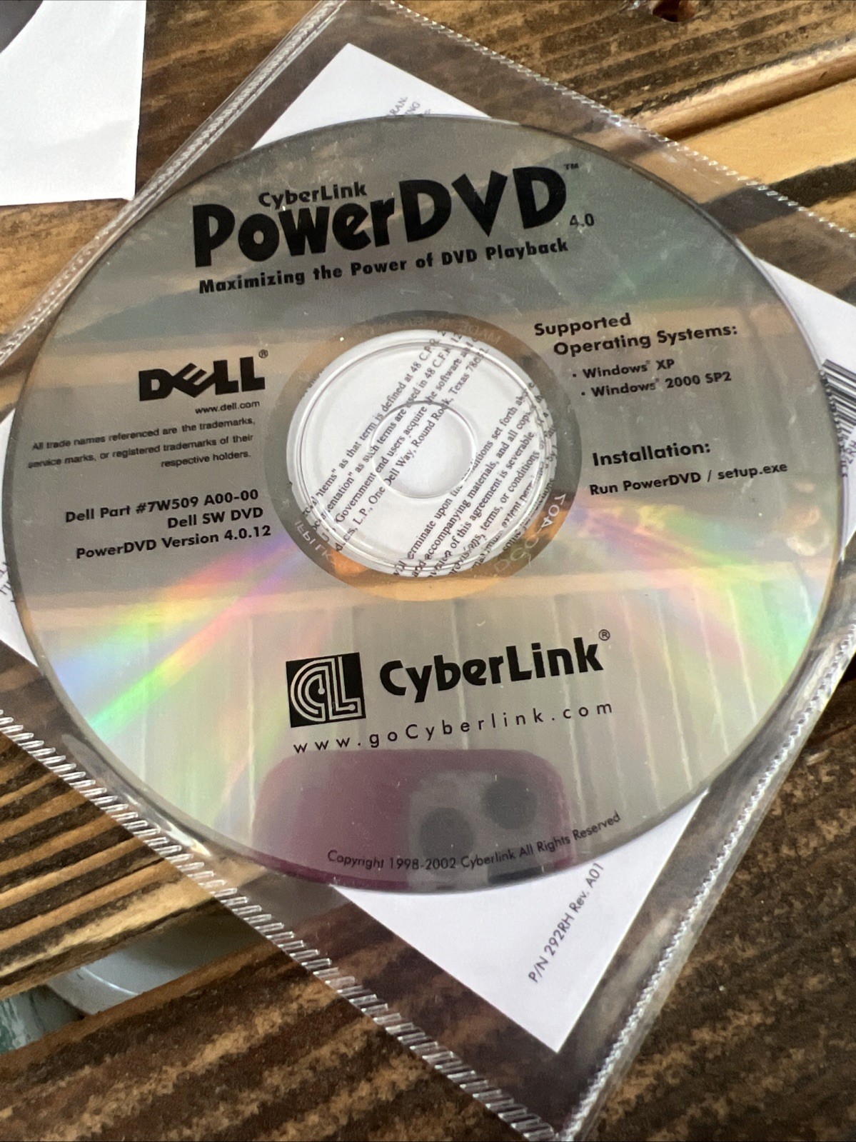 Dell Tools CD – Drivers and Utilities Dell Dimension ResourceCD Nov 2000- 2002