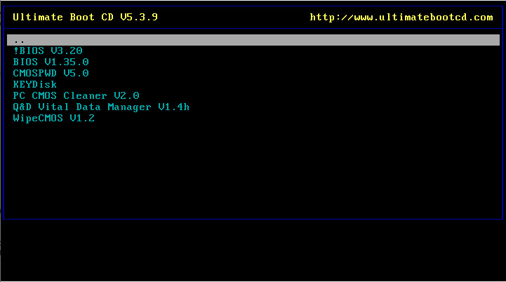 Ultimate Boot CD (UBCD) Latest Version – PC Diagnostic & Repair Tools – 32/64BIT