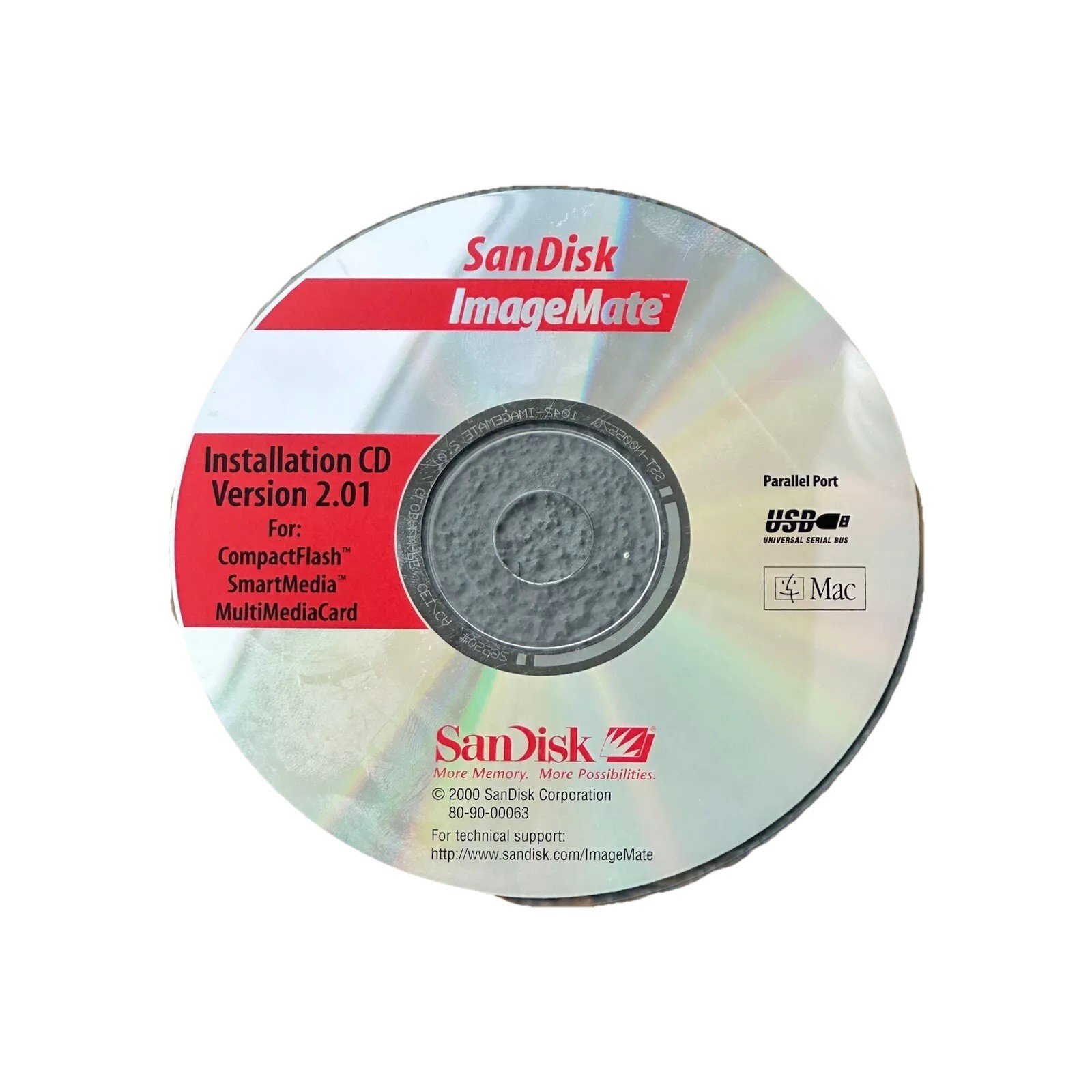 SanDisk Installation CD Version 2.01  Image Mate CompactFlash SmartMedia USB