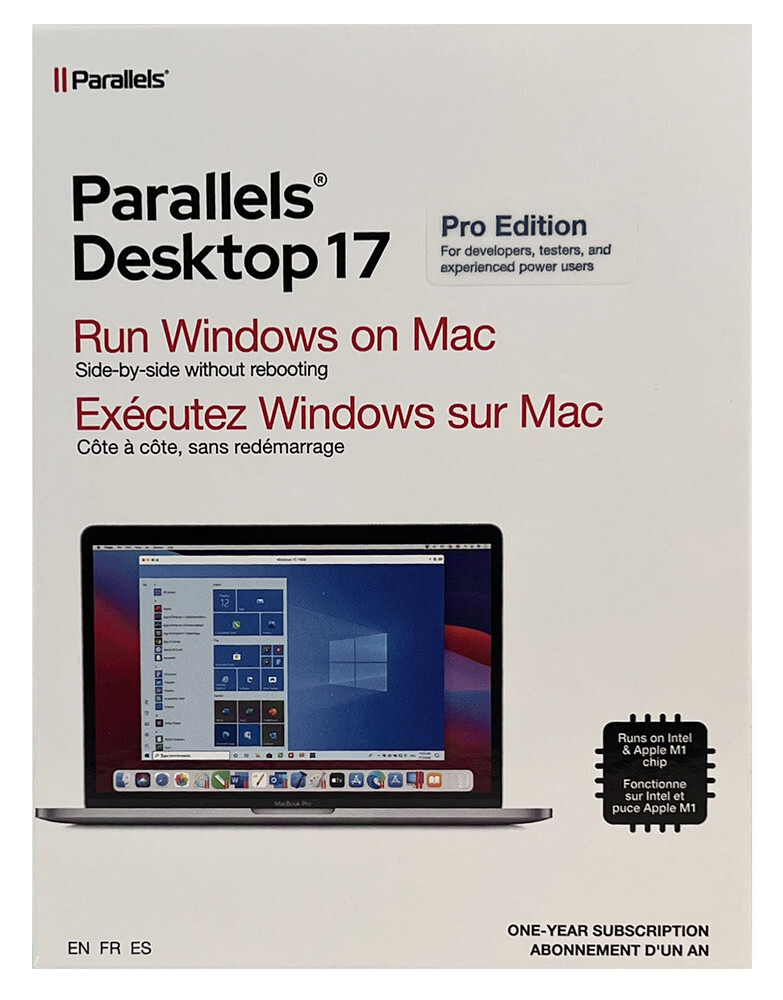Parallels Desktop 17 PRO – 1 Year Subscription, New Retail Box