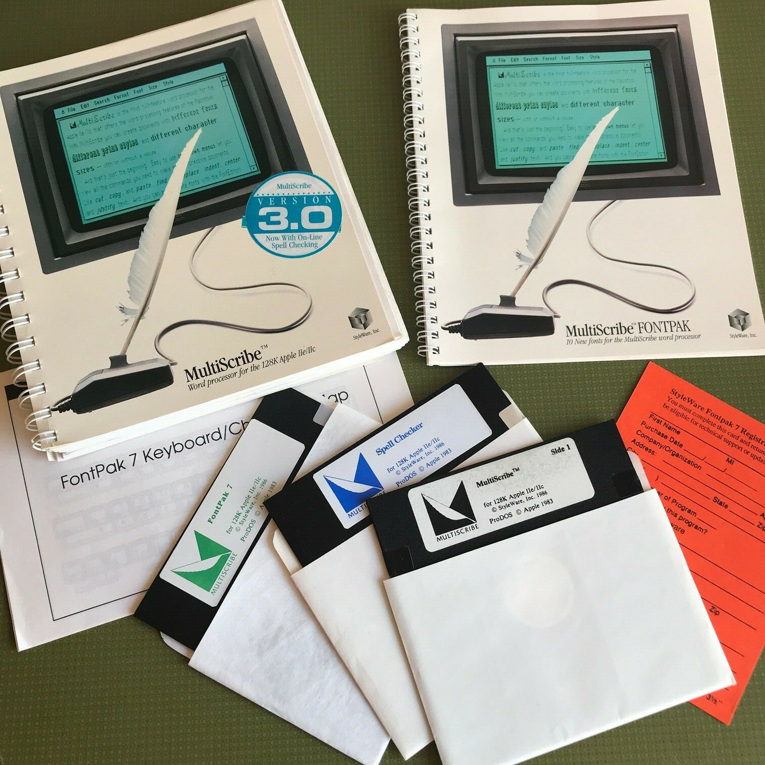 MultiScribe – Word processor for the 128K Apple IIe/IIc