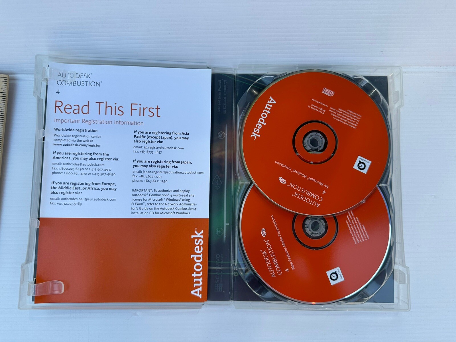AUTODESK COMBUSTION 4 FOR MICROSOFT WINDOWS WITH SERIAL NUMBER