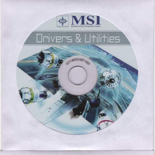 MSI G71-MV31007 Motherboard Drivers & Utilities Software Install CD-ROM (2006)