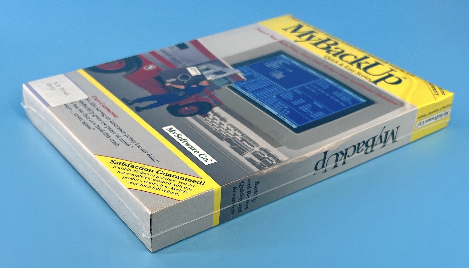 MyBackUp Software for DOS 2.0 or Greater on 3.5” Diskette IBM Tandy – New NIB