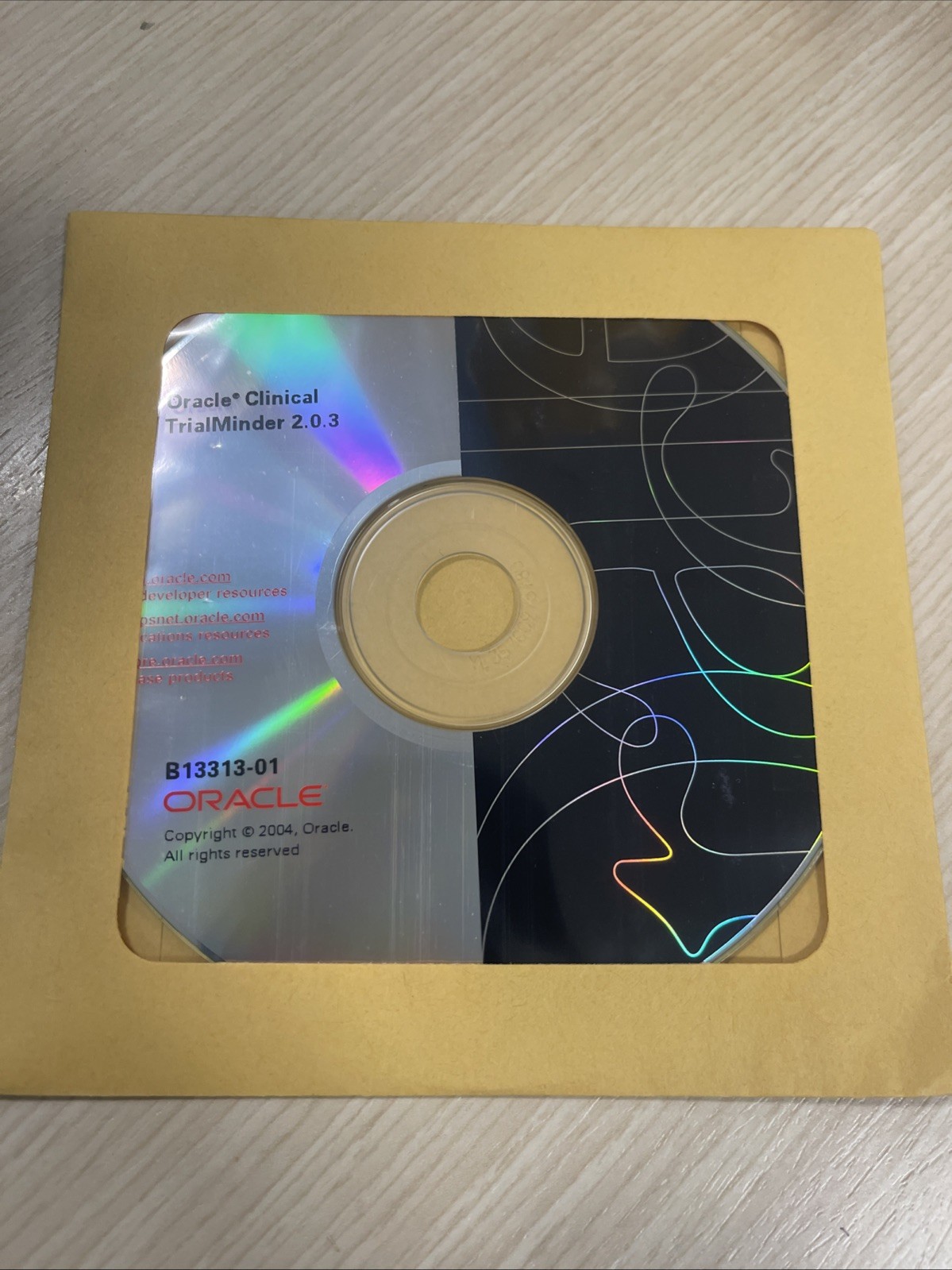 Oracle Clinical TrailMinder 2.03 B13313-01 CD-ROM Vintage Oracle Software