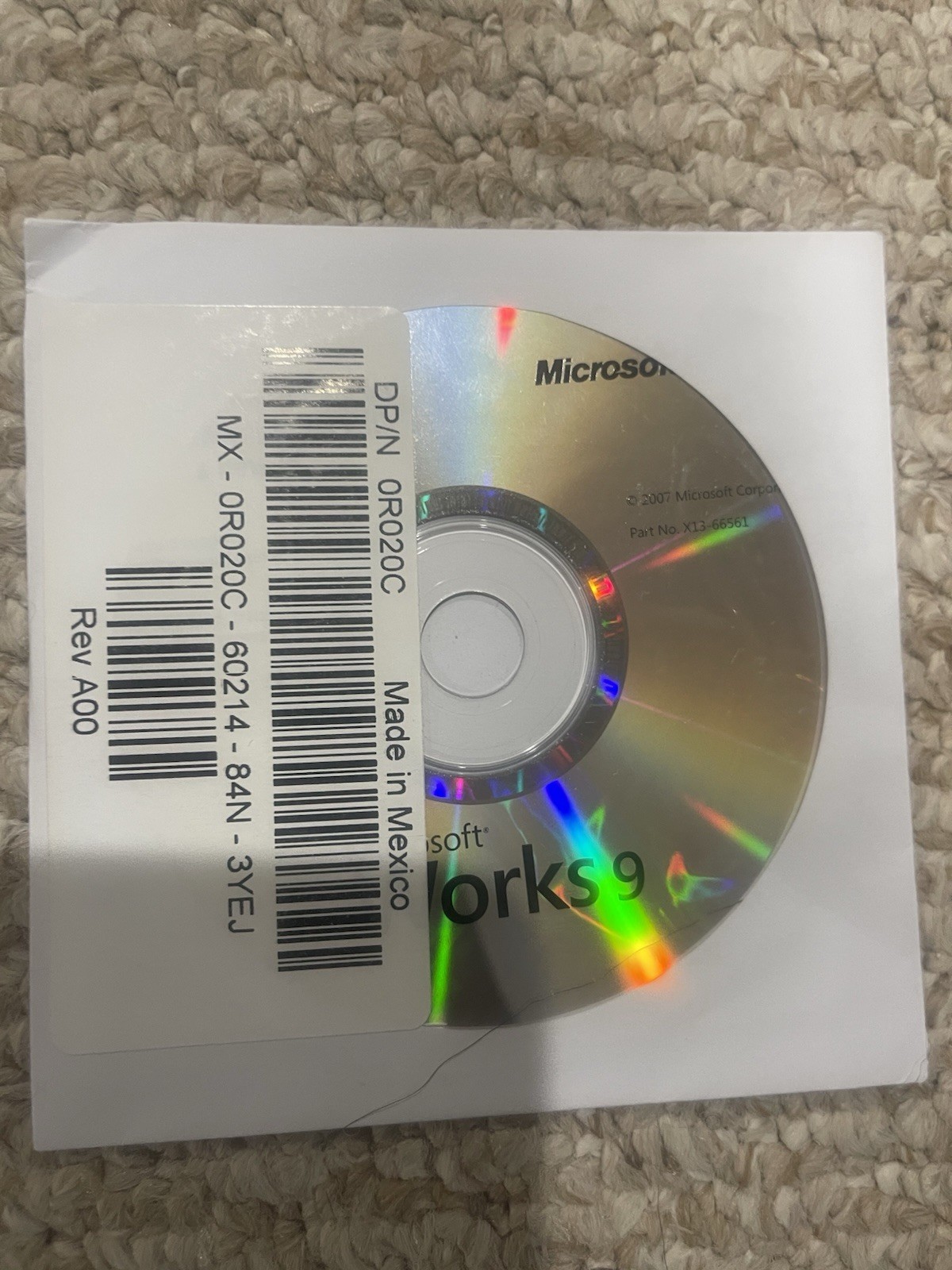 Lot of 3 Y2K Dell Microsoft Workbook CDs XP Vista Works Roxio Drivers CD ROM VNT